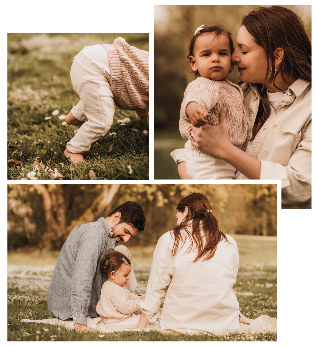 Familienfoto collage